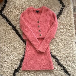 Art Class Pink Knit Sleeveless Dress